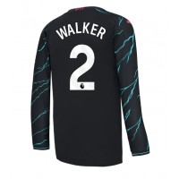 Moški Nogometni dresi Manchester City Kyle Walker #2 Tretji 2023-24 Dolgi Rokav